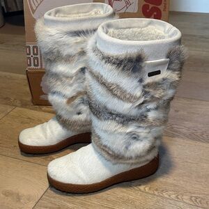 Oscar Sport Fur Boot, Size EU 40
